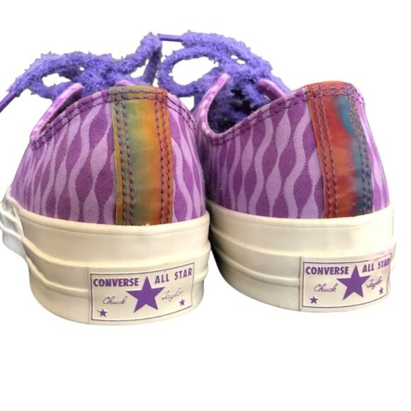 Converse Chuck Taylor 70 Granddaddy Jelly Purple 10.5 Low Top Rainbow - Picture 7 of 14